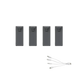 Pièces et accessoires pour drone GPS L106-1 avec batterie 2000mAh - 4 Batteries - Accessoire drone