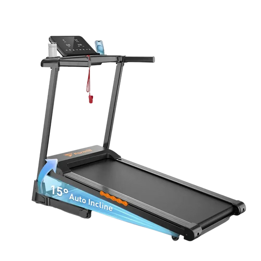 Tapis de course Noir Formill FT61 avec inclinaison automatique pour coureurs sérieux - FT61 / France - Tapis de marche