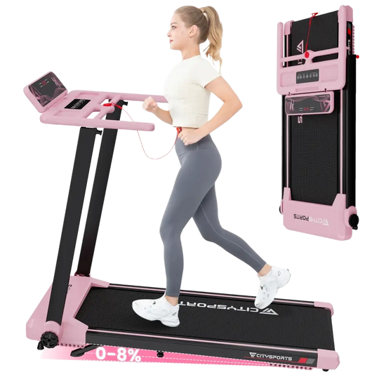 Tapis roulant électrique pliant CITYSPORTS PRO avec inclinaison - vitesse maximale de 12 km/h contrôle par application