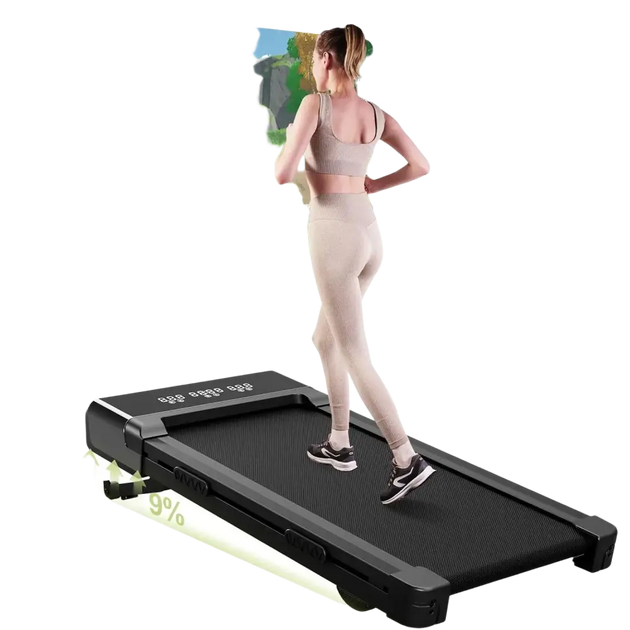 Tapis roulant pour la maison pliable avec Bluetooth et écran numérique - Tapis de marche