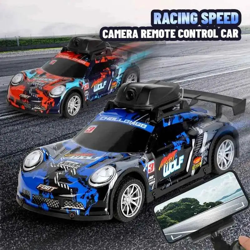 Voiture De Course RC Avec Caméra HD FPV, Télécommande, Vitesse Élevée, Pour Enfants 6-12 Ans