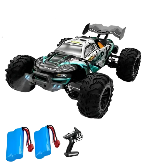 Voiture RC à dérive 1:16, 80 km/h, LED, 4WD, camion monstre télécommandé pour enfants et adultes