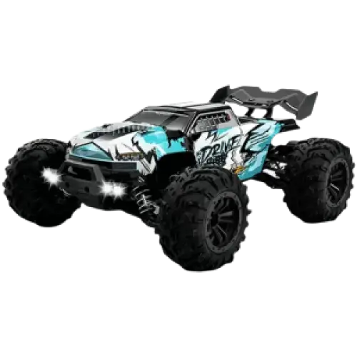 Voiture RC à dérive 1:16, 80 km/h, LED, 4WD, camion monstre télécommandé pour enfants et adultes