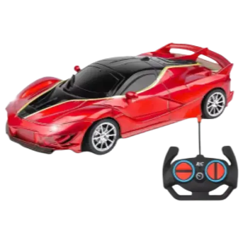 Image représentative de la voiture télécommandée 1:18 sur circuit - voiture rc télécommandée pour jeunes.