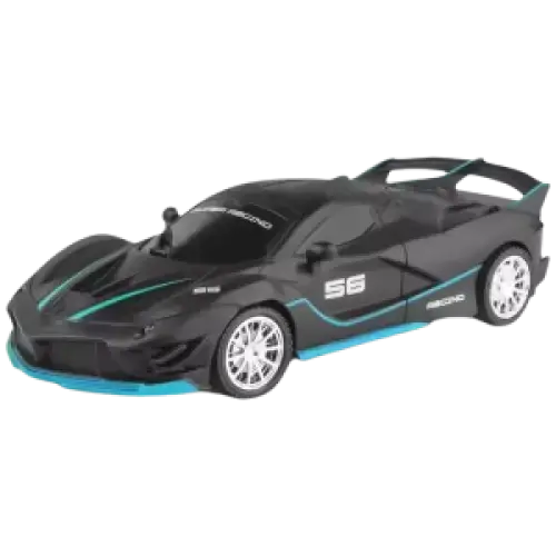 Vue de près de la télécommande de la voiture rc 4 canaux - voiture rc télécommandée pour tous les âges.