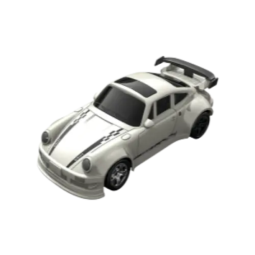 Voiture RC Haute Vitesse 1/64 4WD Mini GTR Télécommandée avec Batterie Lithium Jouet Garçon