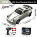 Voiture RC Haute Vitesse 1/64 4WD Mini GTR Télécommandée avec Batterie Lithium Jouet Garçon