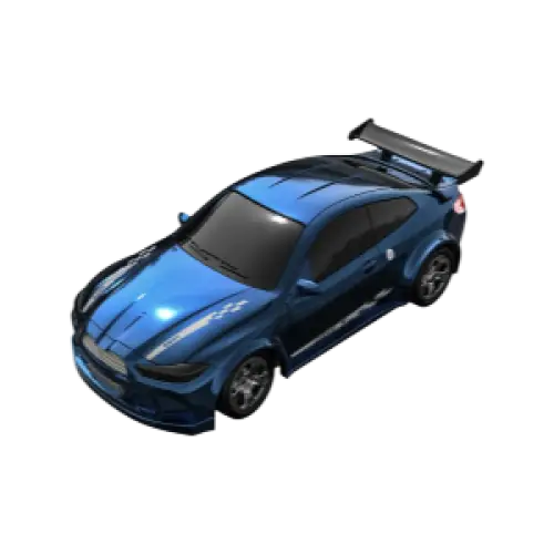 Voiture RC Haute Vitesse 1/64 4WD Mini GTR Télécommandée avec Batterie Lithium Jouet Garçon