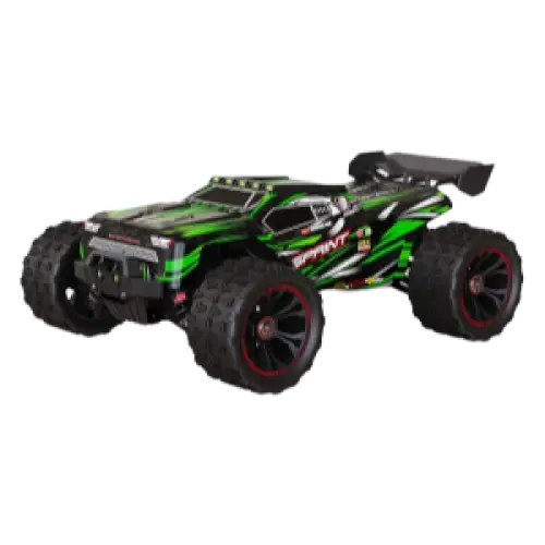 Voiture RC tout-terrain 80 KM/H, camion monstre télécommandé 4WD 1/14 avec phare LED sans balais, jouets idéaux pour garçons, cadeau parfait