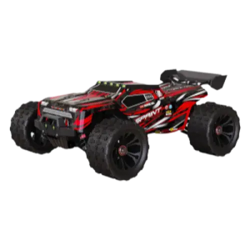Voiture RC tout-terrain 80 KM/H, camion monstre télécommandé 4WD 1/14 avec phare LED sans balais, jouets idéaux pour garçons, cadeau parfait