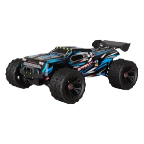 Voiture RC tout-terrain 80 KM/H, camion monstre télécommandé 4WD 1/14 avec phare LED sans balais, jouets idéaux pour garçons, cadeau parfait