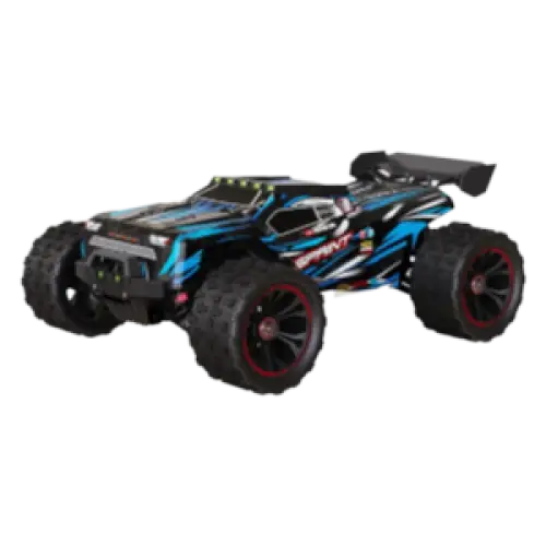 Voiture RC tout-terrain 80 KM/H, camion monstre télécommandé 4WD 1/14 avec phare LED sans balais, jouets idéaux pour garçons, cadeau parfait