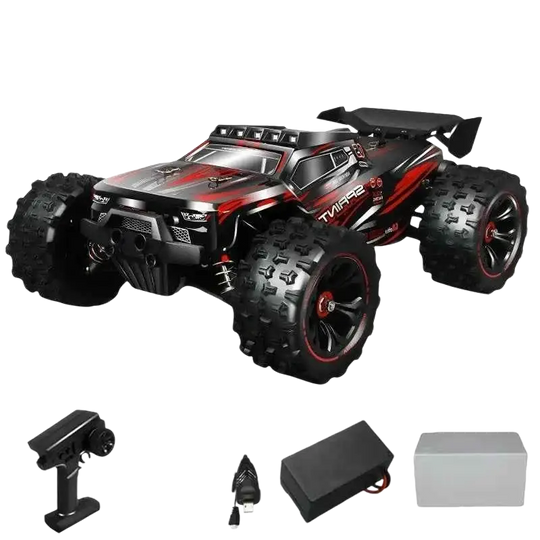 Voiture télécommandée enfant 1:16 VersiRC LED 85 Km/h, Camion Monster 4x4 à Dérive, Jouets Wltoys 124017