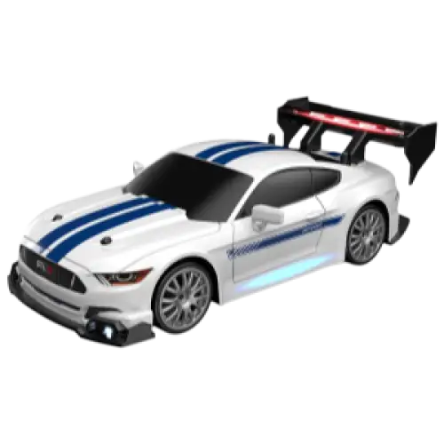 Voiture Télécommandée 1:24 Haute Vitesse Mustang 4WD, Pneu Remplaçable, Contrôle 30M