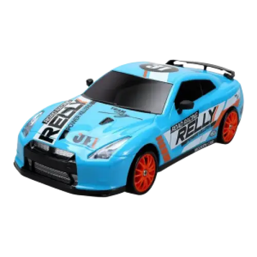Voiture Télécommandée 1:24 Haute Vitesse Mustang 4WD, Pneu Remplaçable, Contrôle 30M