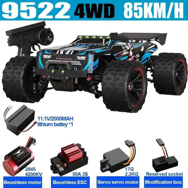 Voiture Télécommandée Tout Terrain SCY9522PRO 4WD 85 Km/h Haute Vitesse 1:16 Racing Car