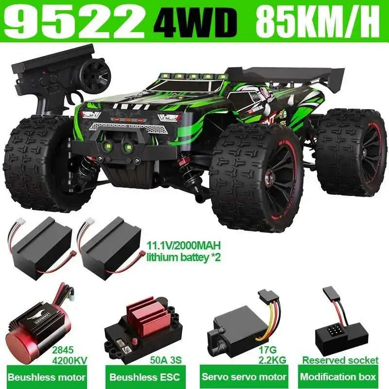 Voiture Télécommandée Tout Terrain SCY9522PRO 4WD 85 Km/h Haute Vitesse 1:16 Racing Car