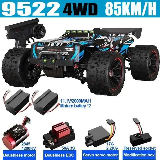 Voiture Télécommandée Tout Terrain SCY9522PRO 4WD 85 Km/h Haute Vitesse 1:16 Racing Car