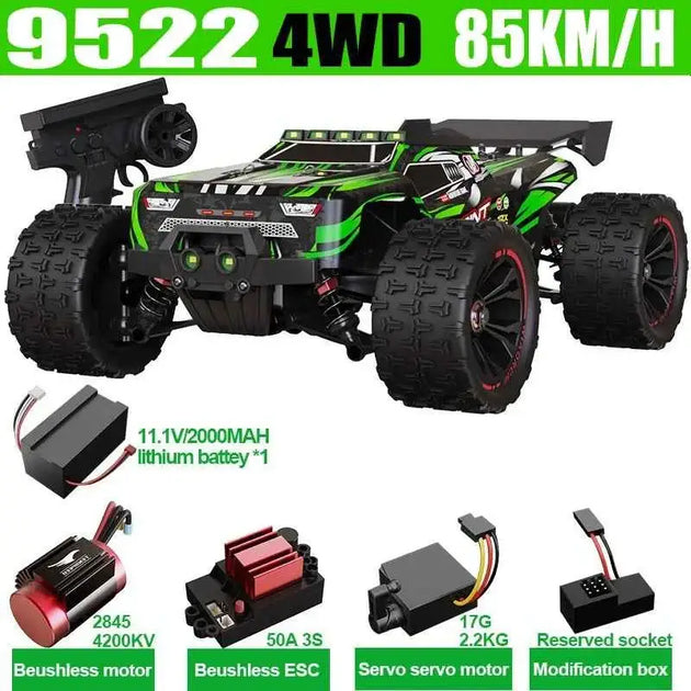 Voiture Télécommandée Tout Terrain SCY9522PRO 4WD 85 Km/h Haute Vitesse 1:16 Racing Car